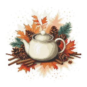 Z11035 Autumn teapot 30x30 cm
