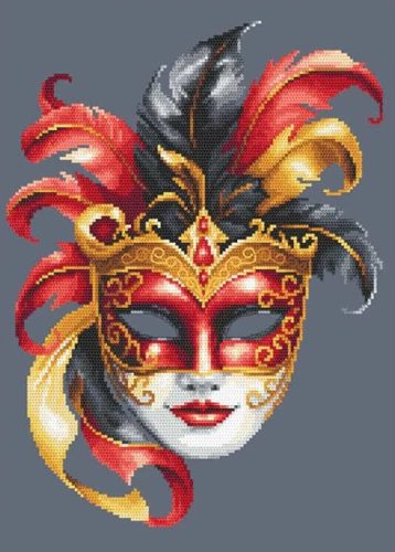 Z11089 Venetian mask 25x35 cm