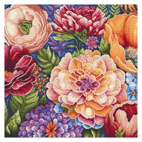 Z11131 Summer flowers 40x40 cm