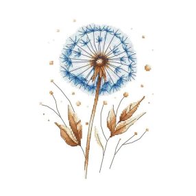 Z11137 Blue dandelions 30x20 cm