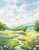 Z11140 River in the valley 16x21 cm