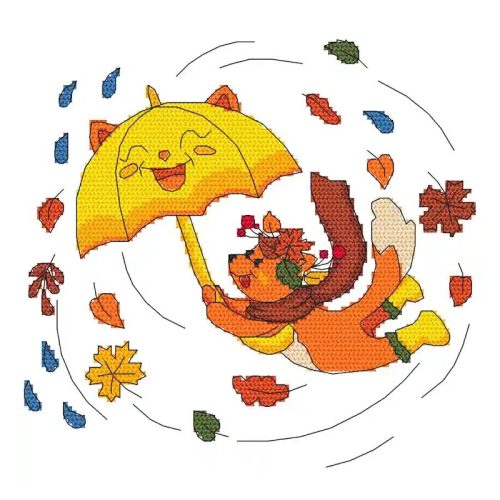 Z11181 Autumn fox 20x20 cm