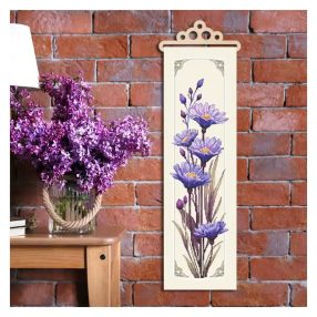 Z11409 Purple flowers 15x50 cm
