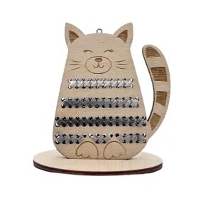   Z11438 Embroidery kit on plywood for children - Cat 7,5x6,5 cm
