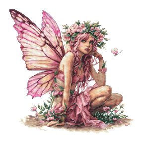 Z11442 Rózsaszín tündér- tavasz 30x30 cm