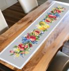ZU10573 Long fruit table runner 117x21 cm