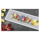 ZU10573 Long fruit table runner 117x21 cm