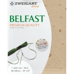 Zweigart Belfast Coffee 3609-3239 32ct 48x68 cm