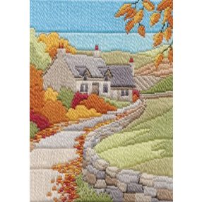 bt-dw14mls11 Őszi házikó 24x17 cm