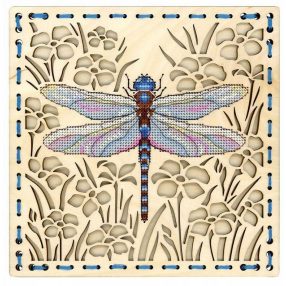 Cross stitch on wood