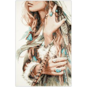 ci-070-003 Bohó lány 27x43 cm