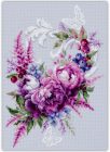 ci-070-004 Purple Silk Peonies 19x27 cm