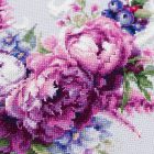 ci-070-004 Purple Silk Peonies 19x27 cm