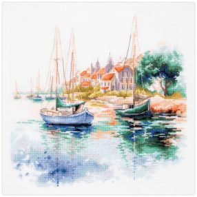 ci-070-018 The Quiet Harbor 26x26 cm