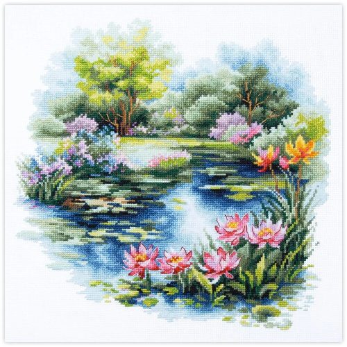 ci-070-038 The Water Lily Pond 26x26 cm