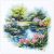 ci-070-038 The Water Lily Pond 26x26 cm