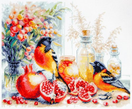 ci-070-049 Pomegranate Breakfast 32x26 cm