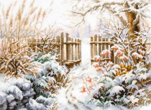 ci-350-742 Winter Yard 27x20 cm