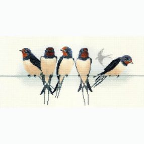 dwbb05  Swallows 36x18cm