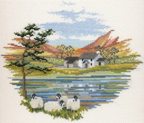 dwcon08 Lakeside Farm 20x17cm