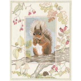 dwwil04  Red Squirrel 26,9x34,2cm