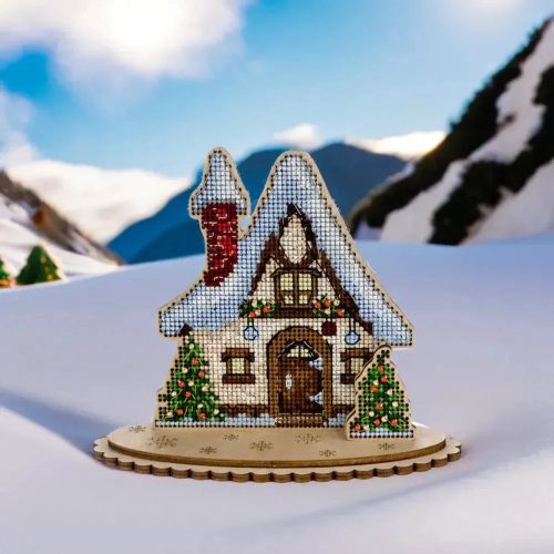 FLW-047 Christmas House 11x11,5 cm