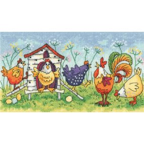 hc-1297 Happy Hens 20x11 cm