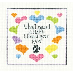 hc-1765a I Found Your Paw 14,5x14 cm