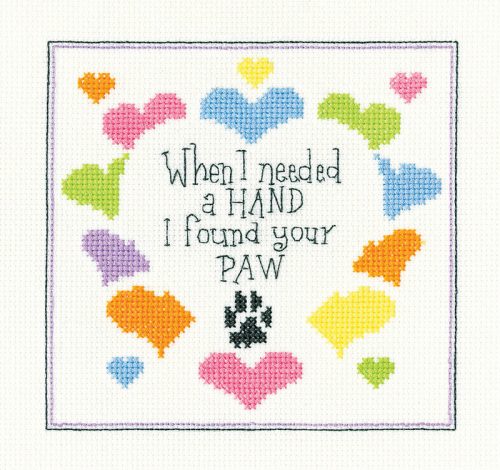 hc-1765a I Found Your Paw - Megtaláltam a tappancsod 14,5x14 cm