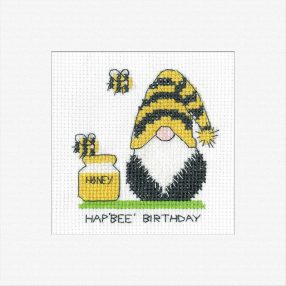 hc-1774a Birthday Bee Card 14,5x14,5 cm