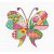 hc-1964a Patchwork Butterfly 19x17,5 cm