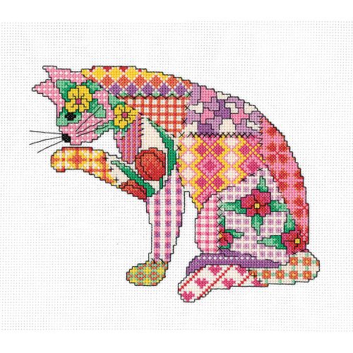 hc-1965a Patchwork Cat 19,5x16 cm