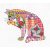 hc-1965a Patchwork Cat 19,5x16 cm