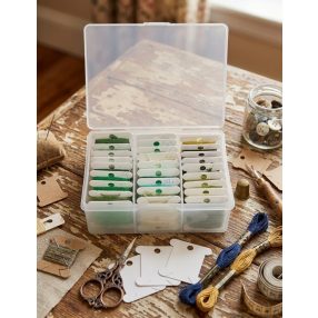 jjpo04 Fonaltároló műanyag doboz 13x10x5 cm