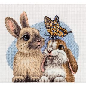 kl8-522 Furry friends 17,5x19 cm