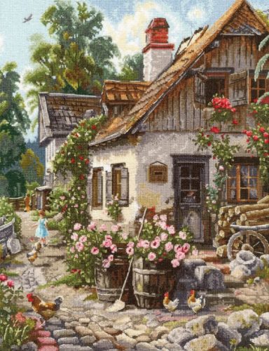 lp075 Nagyi háza 28,7x37,3 cm