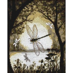 m-298 Happiness on the bronze wings 19x23,5 cm