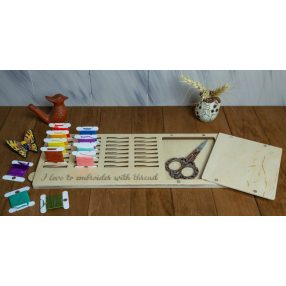 pb-011x10 Bobbina tartó - fonalrendező 30x12 cm