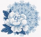pc-1957 Wonderful flower 20,5x21,5 cm