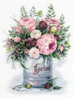 pc-7050 Watercolor bouquet 27x35 cm