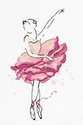 pc-7072 Ballerina rózsa 14x23 cm