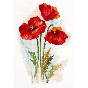 pc-7230 Watercolor poppies 19x26 cm