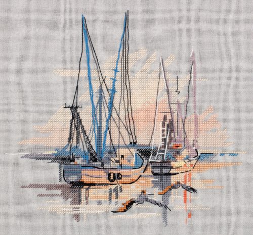 pgm-7268 Charleston harbor 20,5x18,5 cm