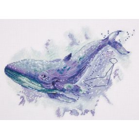 pmt-1961 Whale constellation 31x23 cm