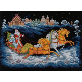 ppr-7531 Father Frost’s Troika 66,5x44 cm