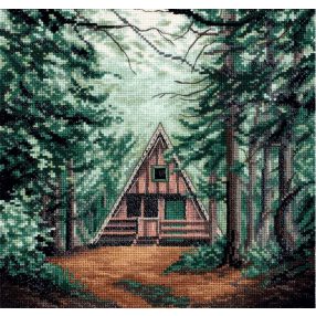 pps-7384 Little house in the forest 20x20 cm