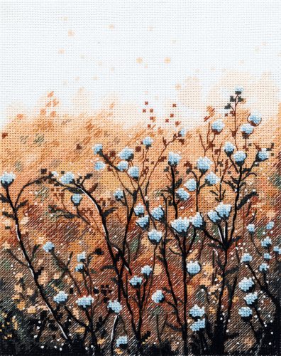 pps-7501 Field at dawn 15,5x20,5 cm
