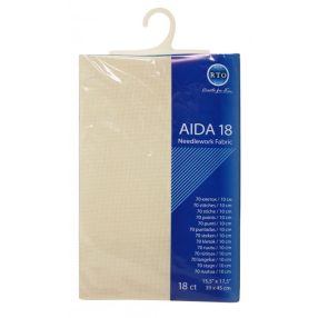 rto-A-18-264 Aida 18ct ekrü 39x45 cm
